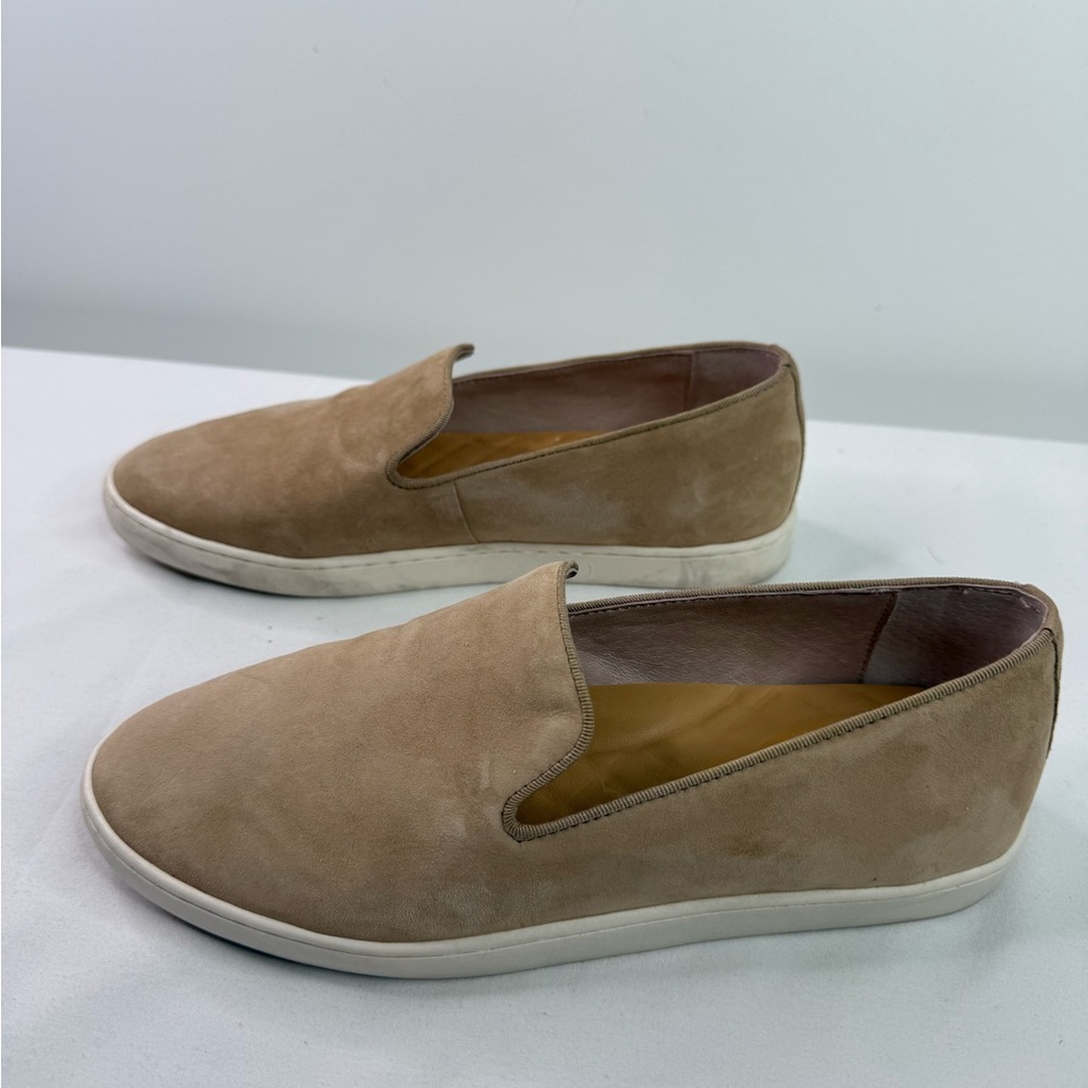 Birdies The Swift Suede Leather Slip On Sneaker Comfort Shoes Tan Size 7.5